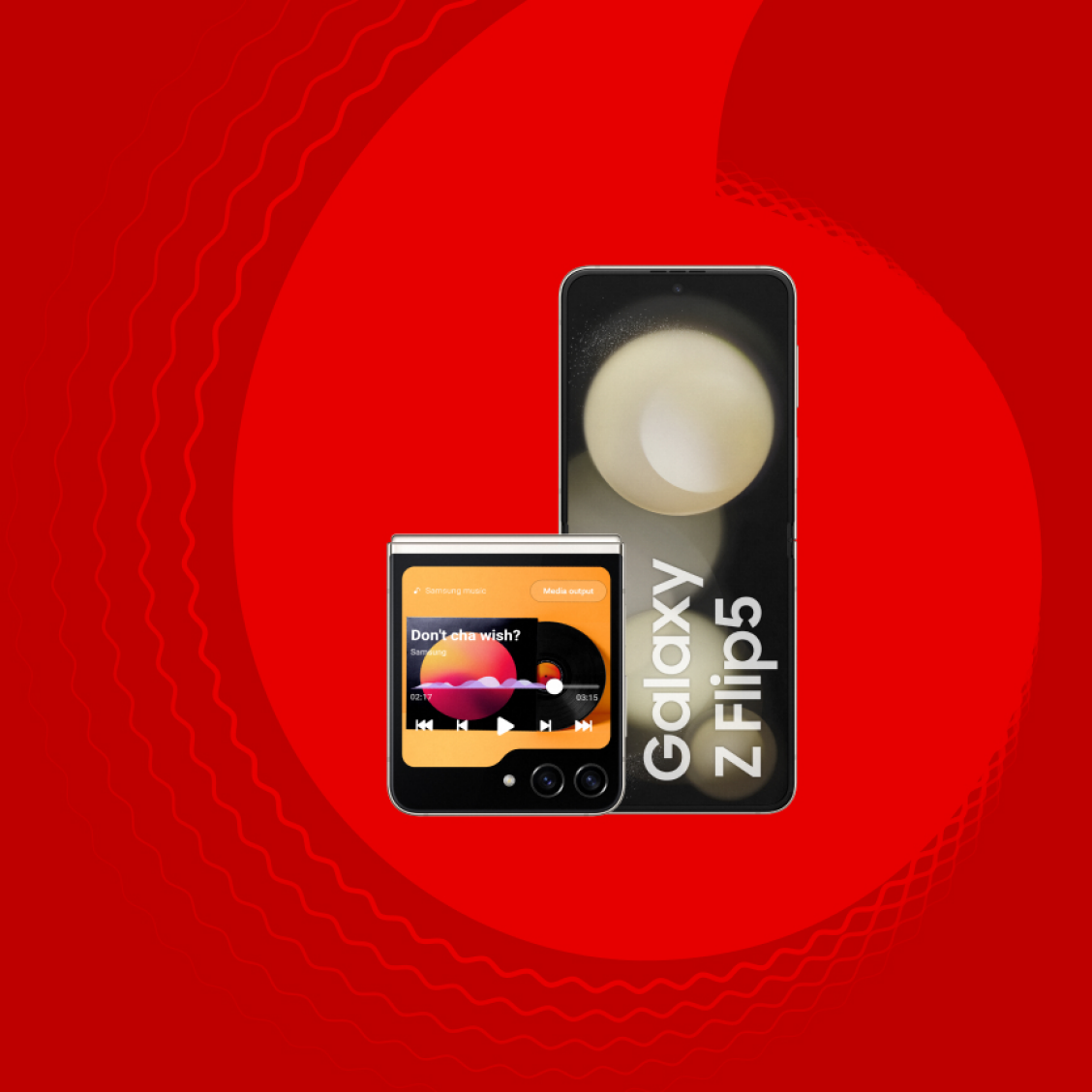 Samsung Galaxy Z Flip5 bij Vodafone