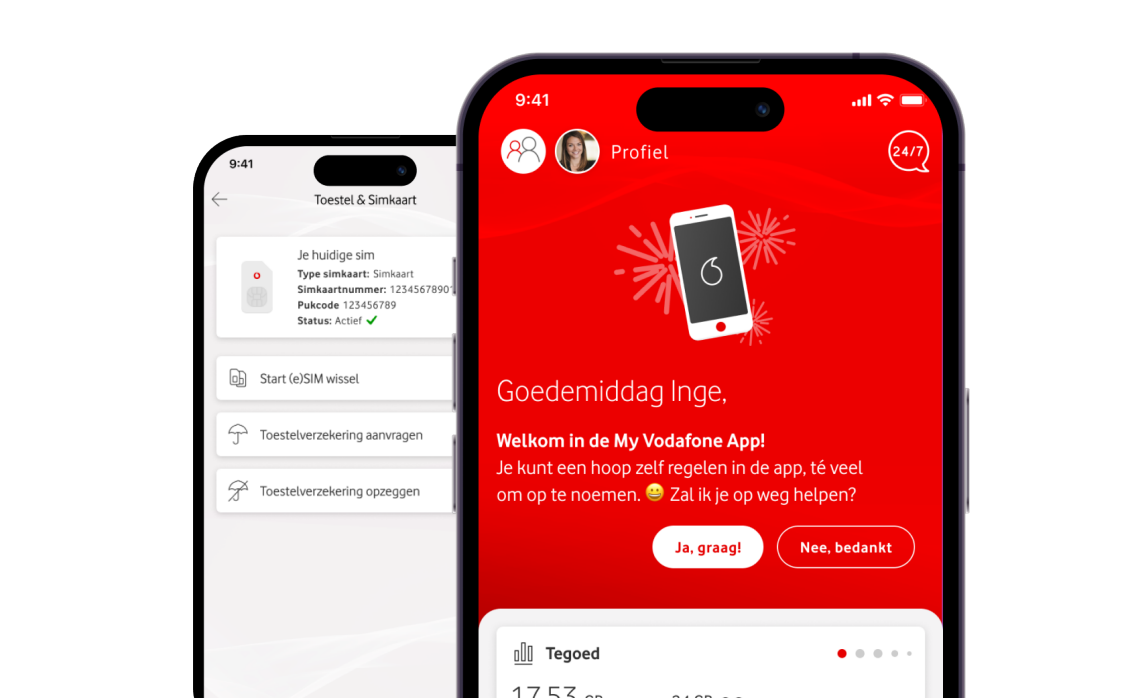 Simwissel via My Vodafone