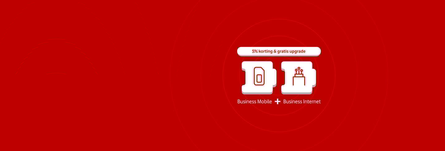 Stap over naar een mobiel abonnement van Vodafone Business